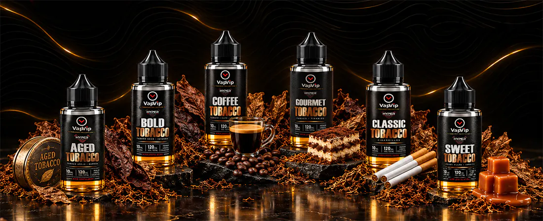 Tobacco Collection by VapVip Tobacco Collection by VapVip: selección premium de aromas tabaquiles